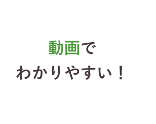 動画でわかりやすい!